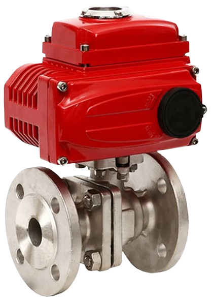 Electrical Actuated Flanged Ball Valve