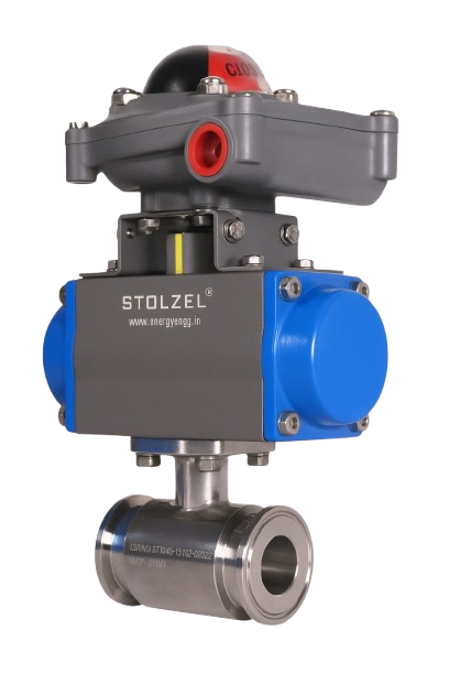 Pneumatic Actuated TC End Ball Valve